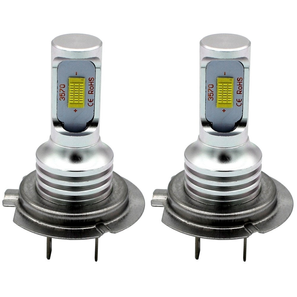 Set 2 buc led Mini H7 6000K CSP 3570 12V -24V - SoareOnline