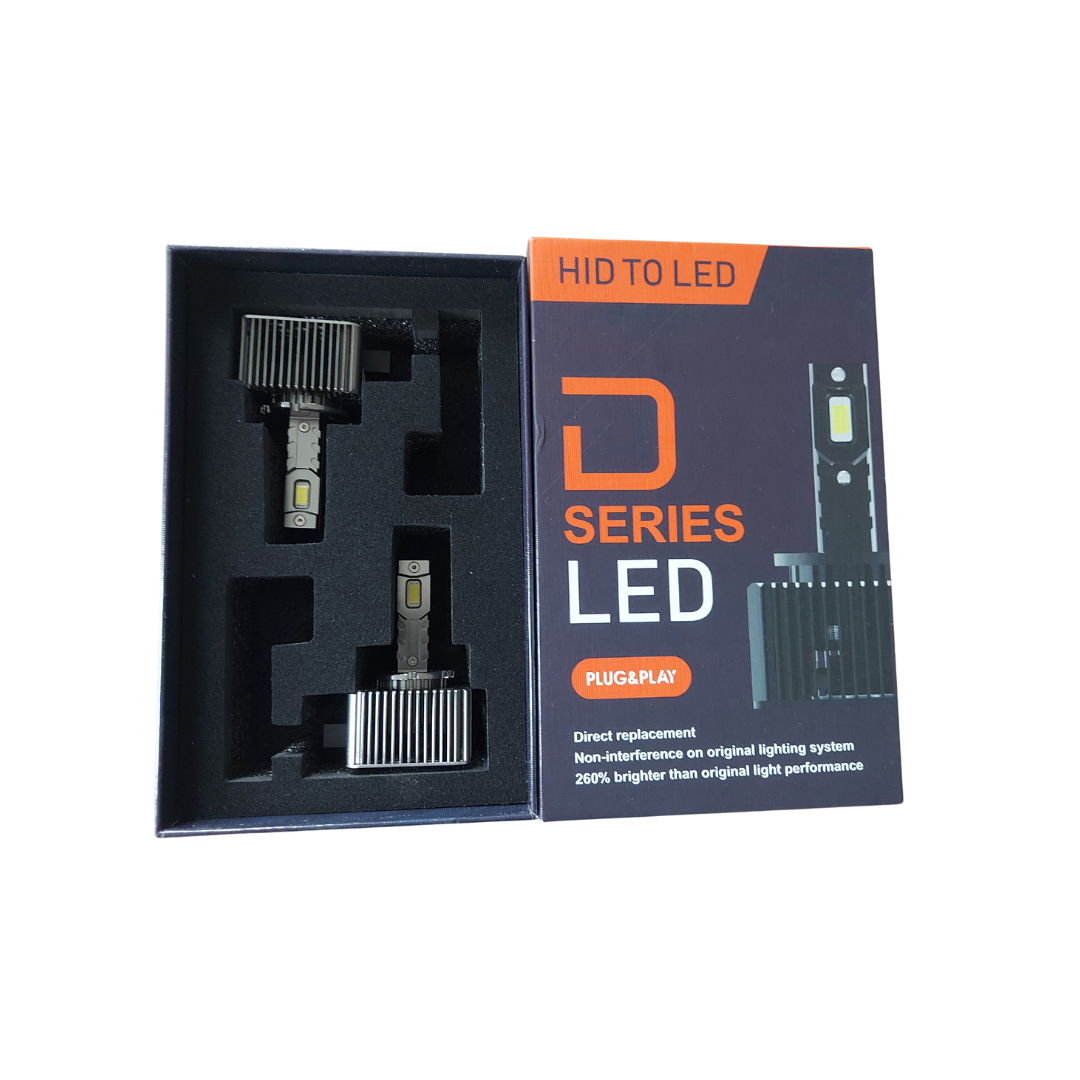 Kitde conversie HID/xenon la LED, D3SDD, 9-32V, 120W, 6500K 20.000LM, 30.000h functionare, Plug&Play