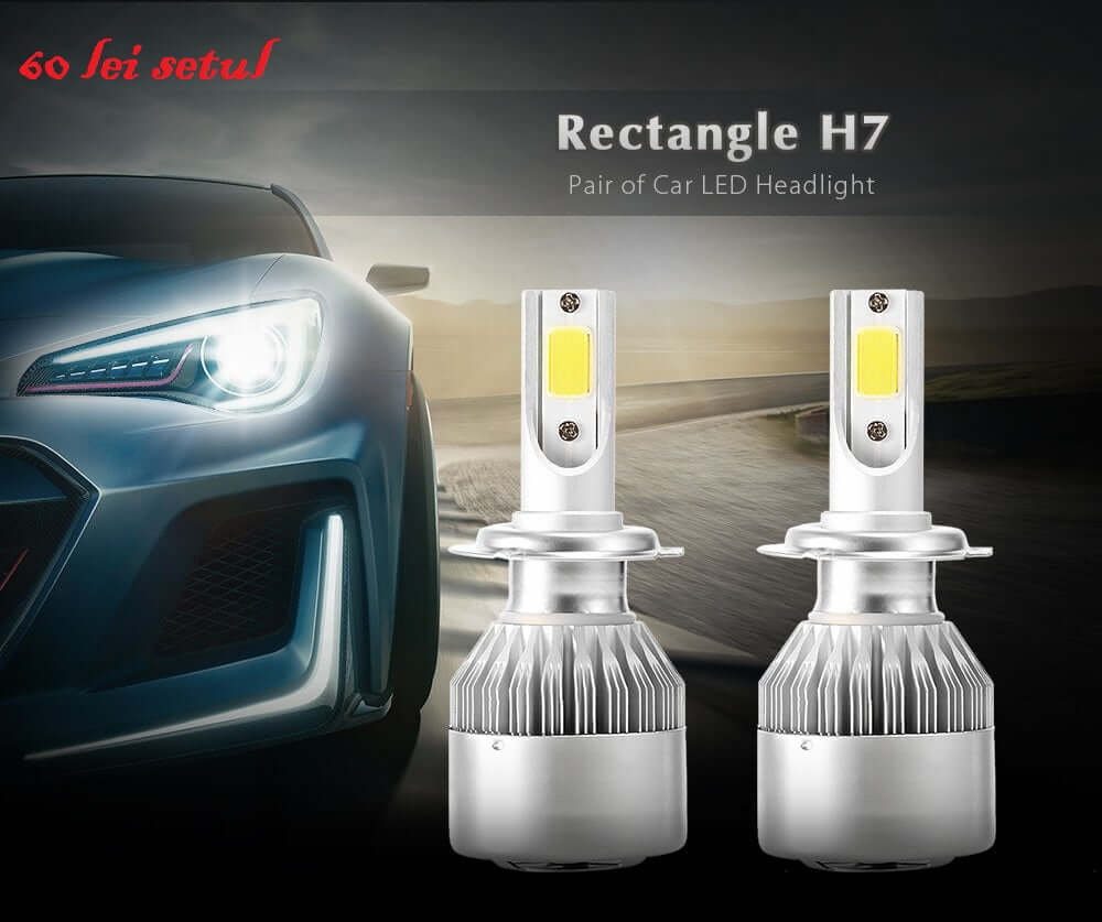 Set Becuri LED H7 48W