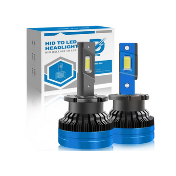 Set 2 becuri LED D2S/R Canbus 100%, conversie HID to LED, plug and play 35W/Bec, 10000LM, 6500k - SoareOnline