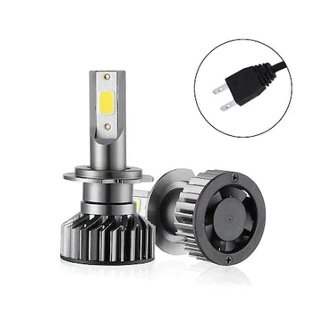 Led auto H7 super white F2 cob , 12-24V 8000lm