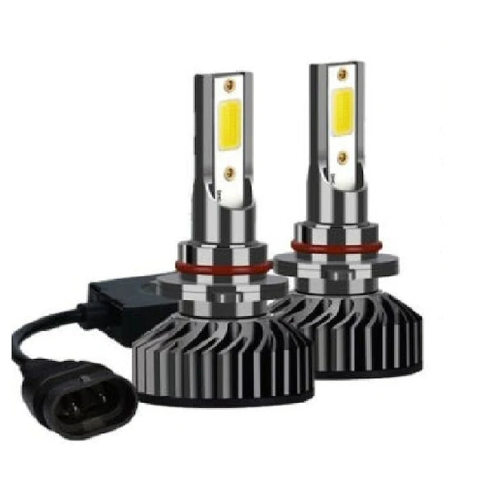 Set 2 becuri H11 LED F2 cob, Canbus, 100W, lumina alb-rece, 12.000 lumeni, SOCLU H11 - SoareOnline