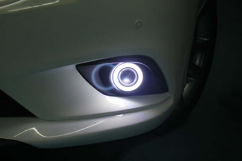 Proiectoare auto cu LED Angel Eyes 76mm
