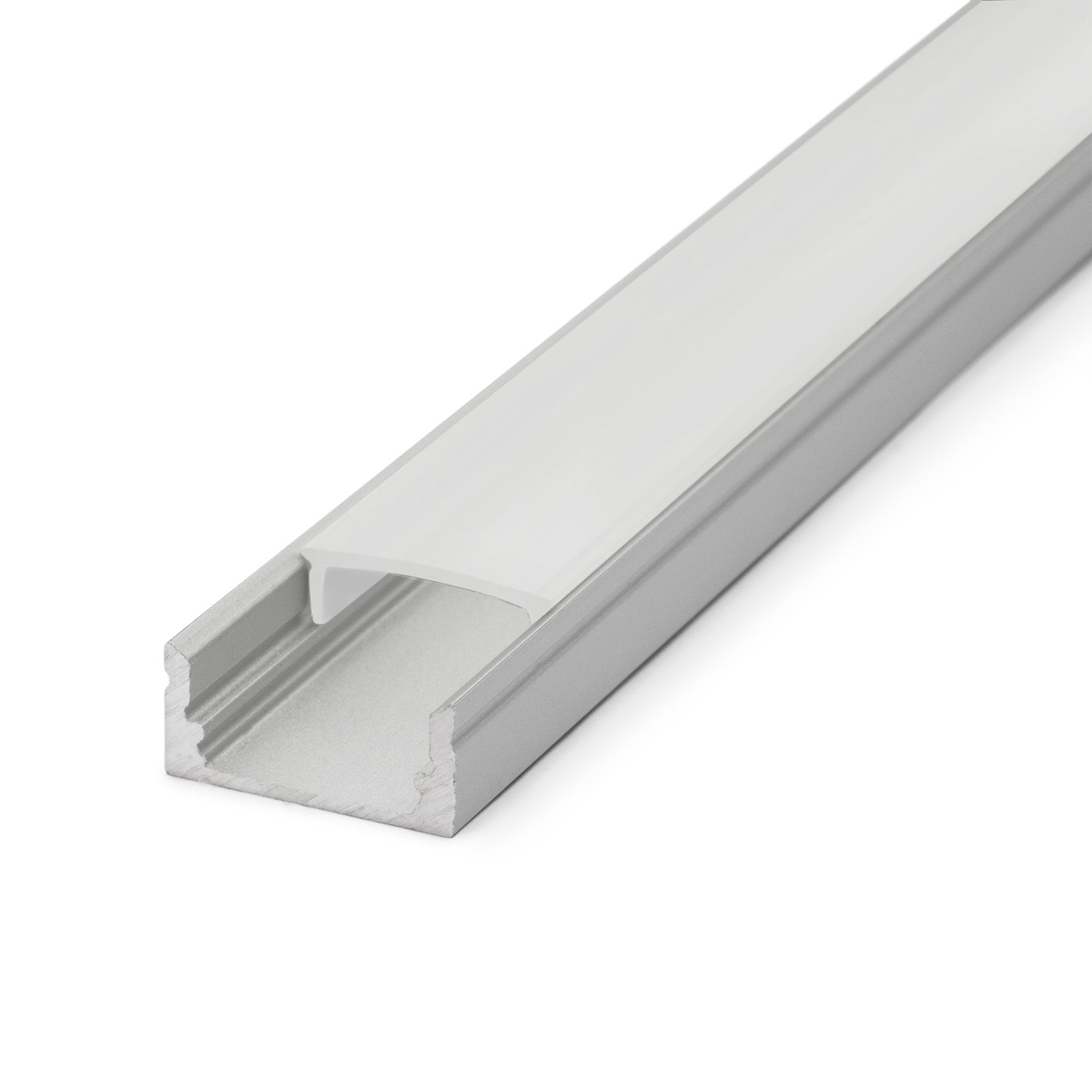 Profil U din aluminiu pt. benzi LED 1000x17x8mm